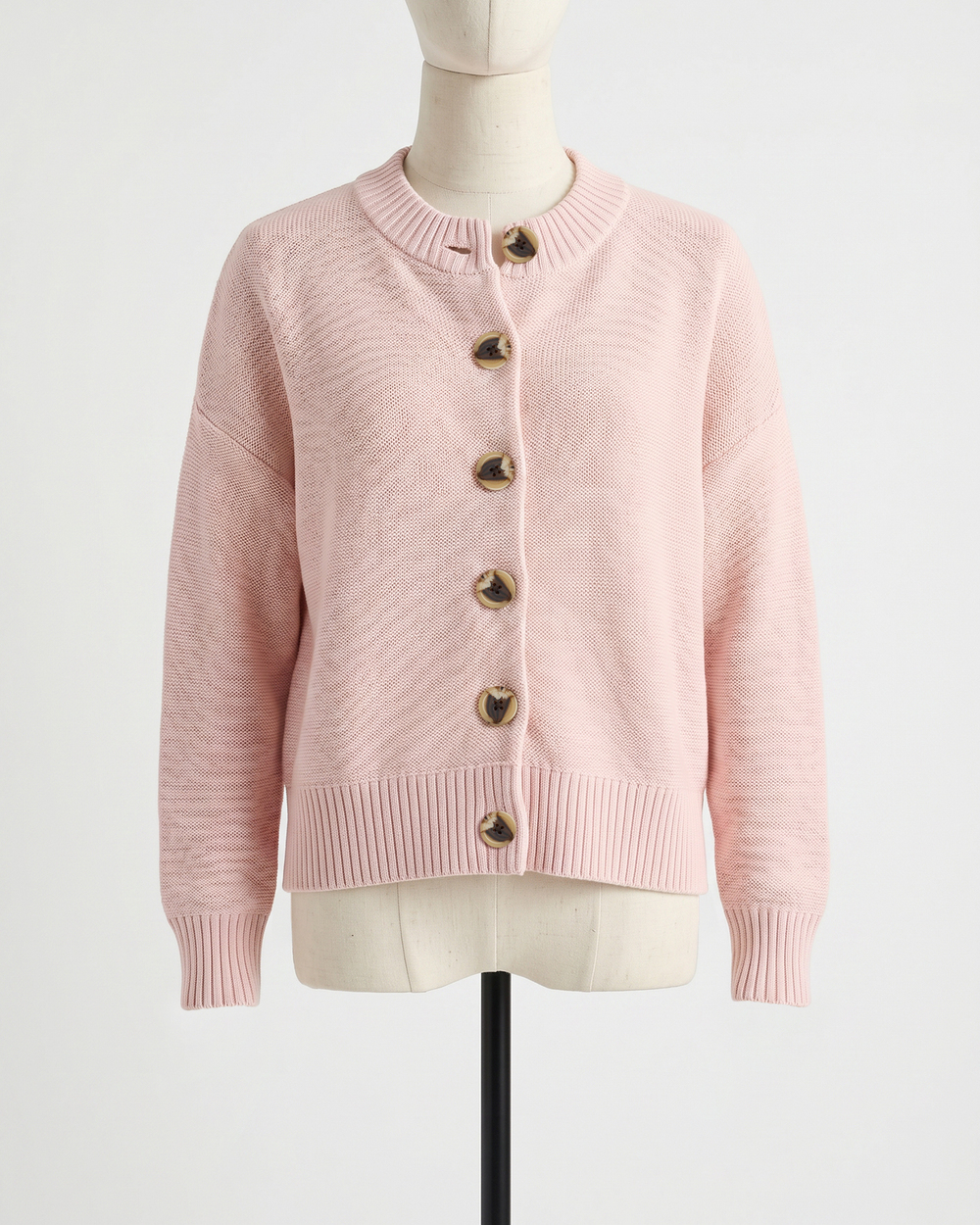 100% Organic Cotton Cropped Cardigan
